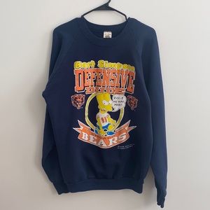 RARE • Vintage Chicago Bears x Simpsons Crew Neck